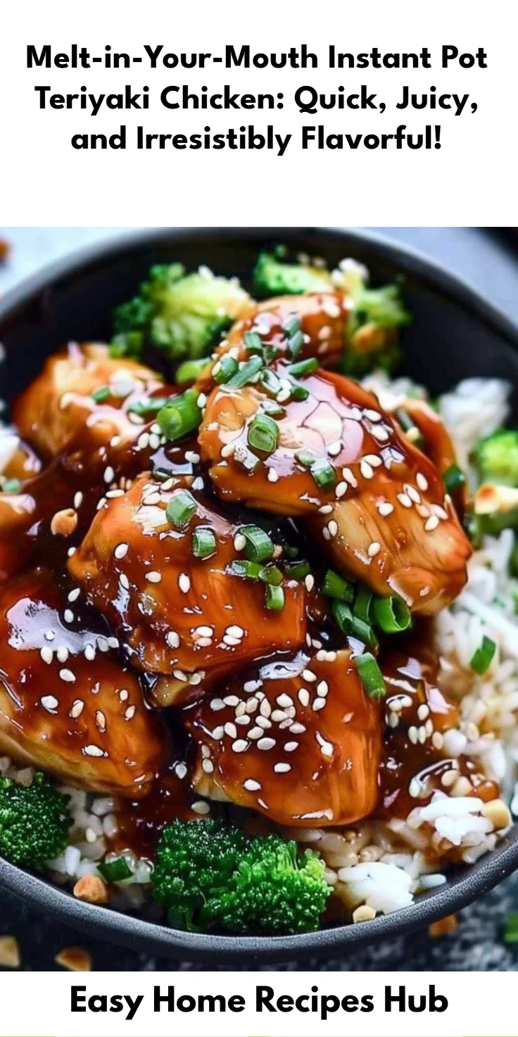 Teriyaki Chicken in the Instant Pot