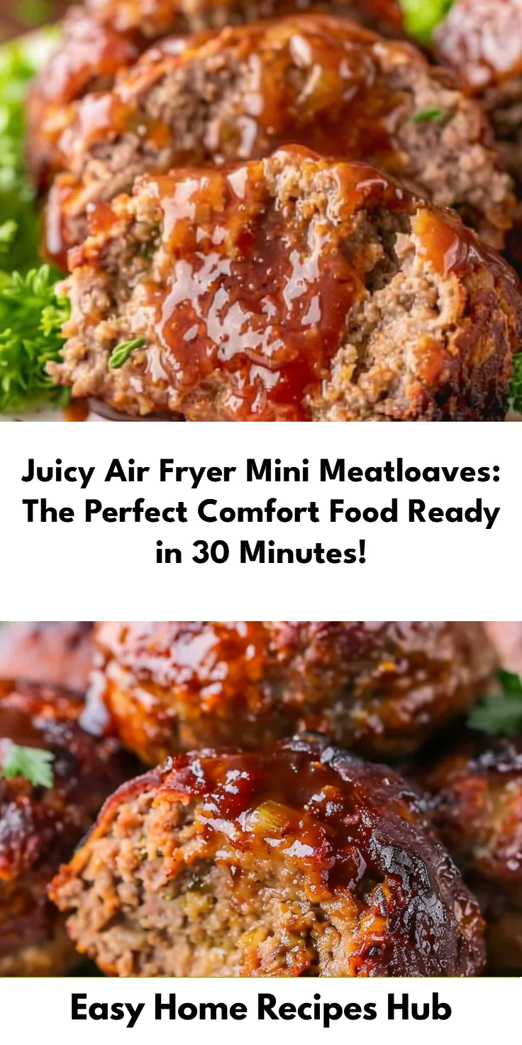 Tiny Meatloaves for the Air Fryer