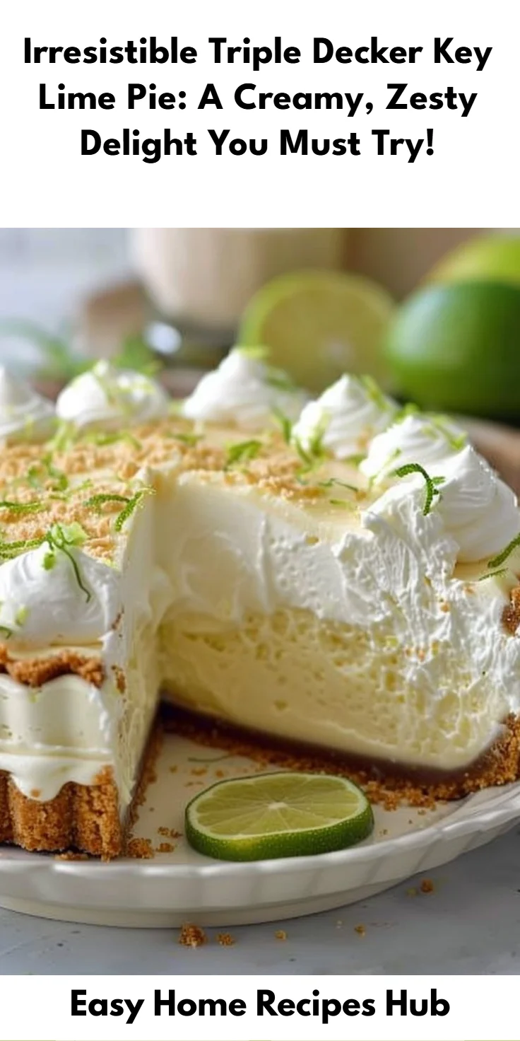 Triple-Layer Key Lime Pie