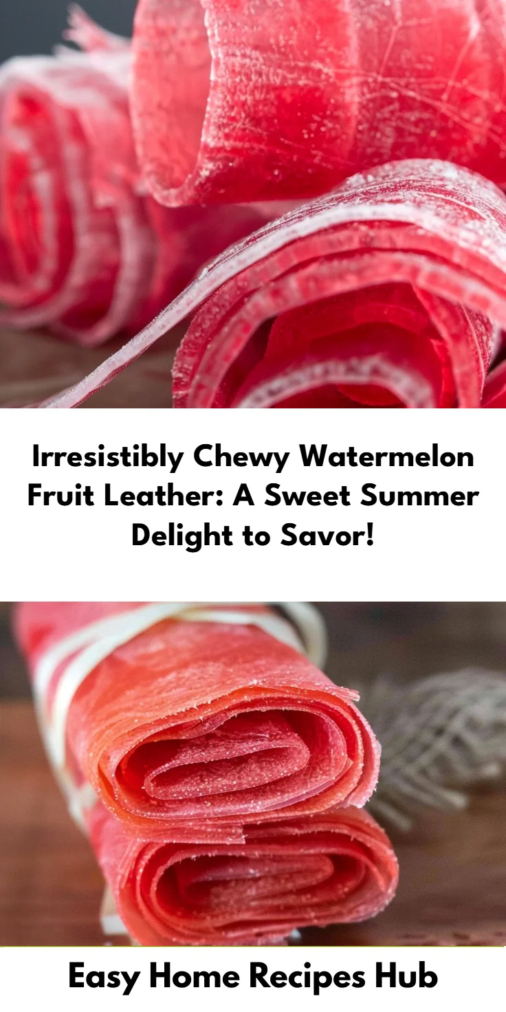 Watermelon Fruit Leather