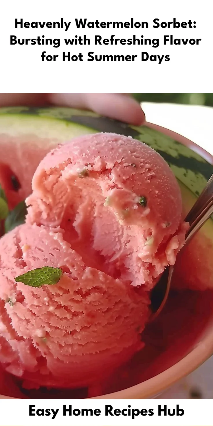 Watermelon Sorbet Recipe