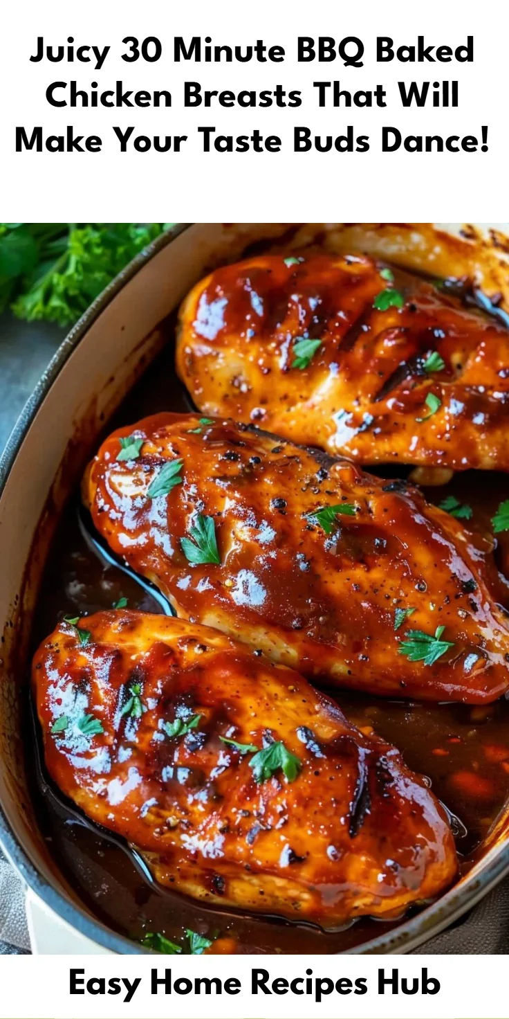 Minute BBQ Baked Chicken Breasts