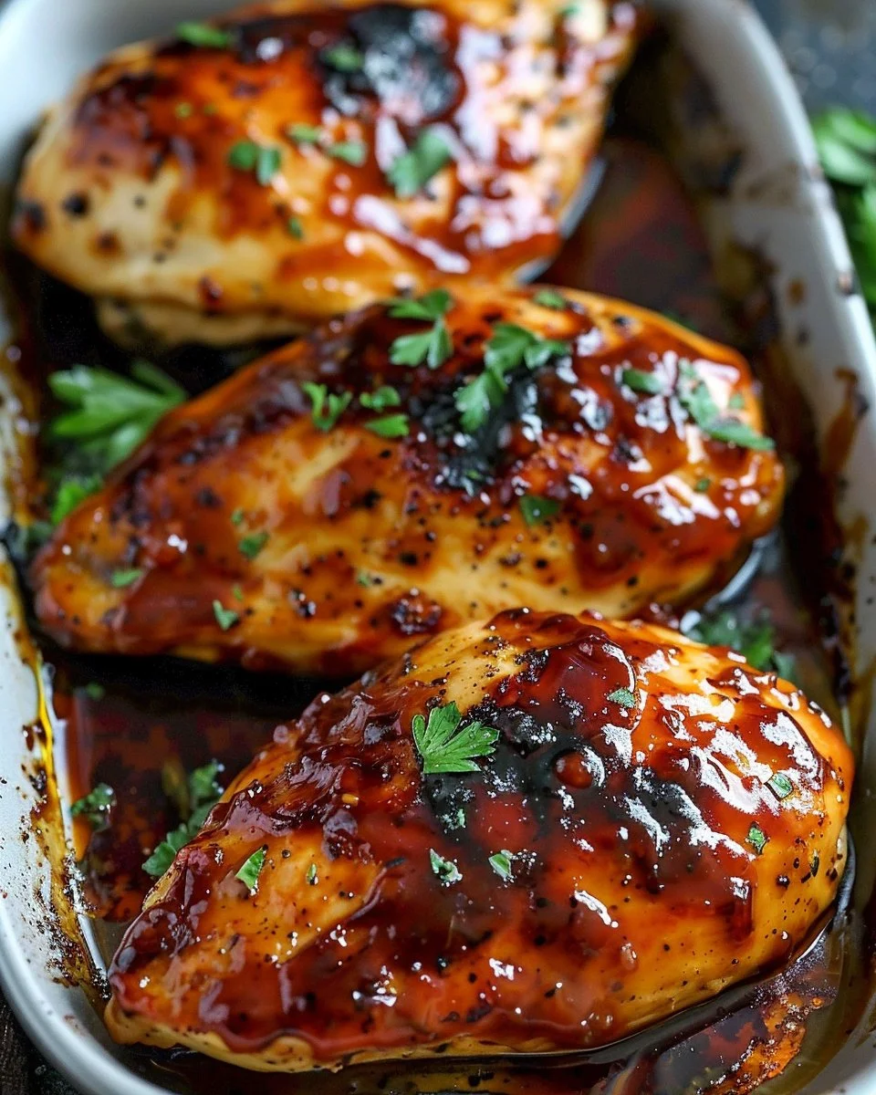 30 Minute BBQ Baked Chicken Breasts