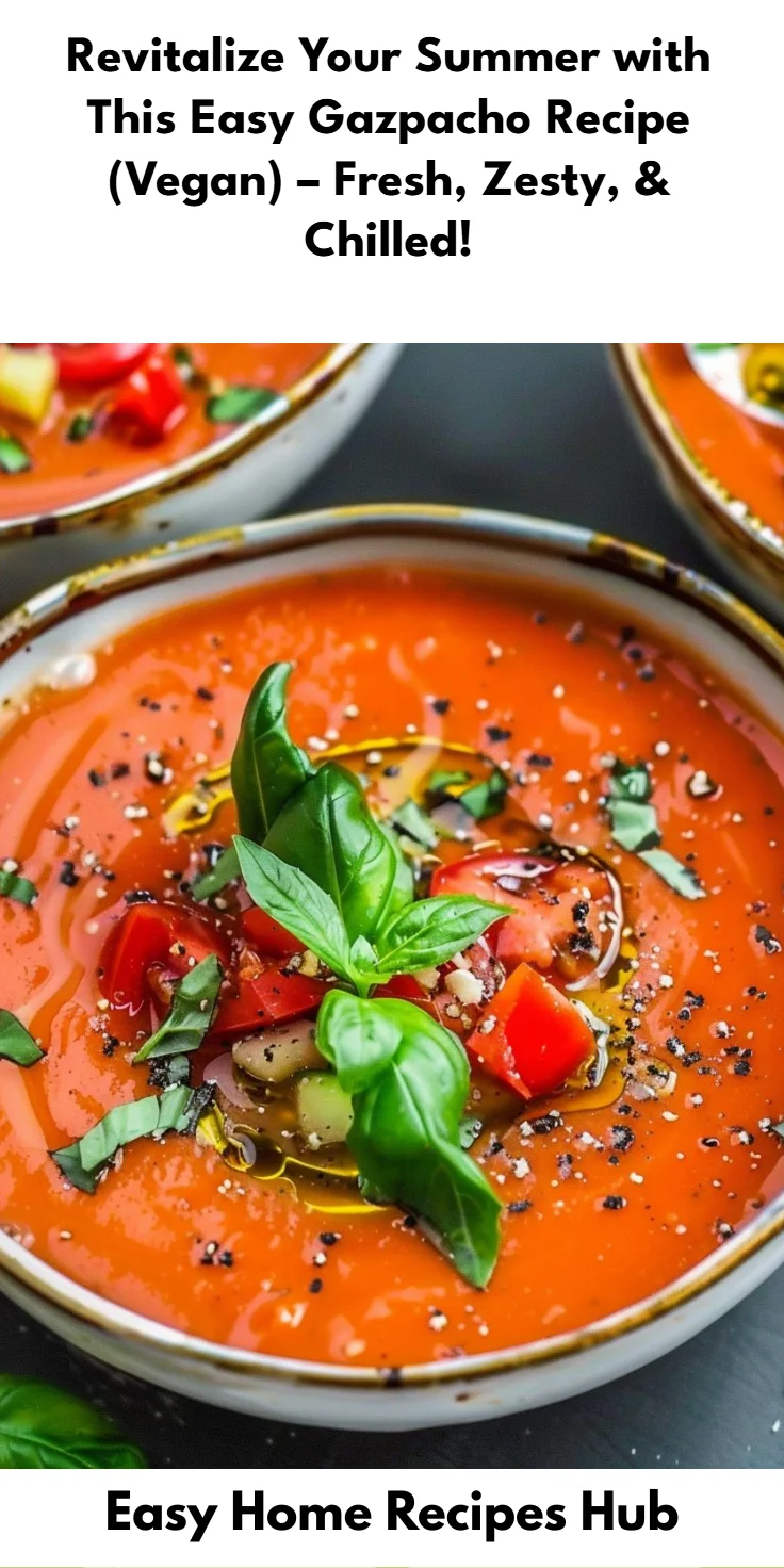 Easy Vegan Gazpacho Recipe