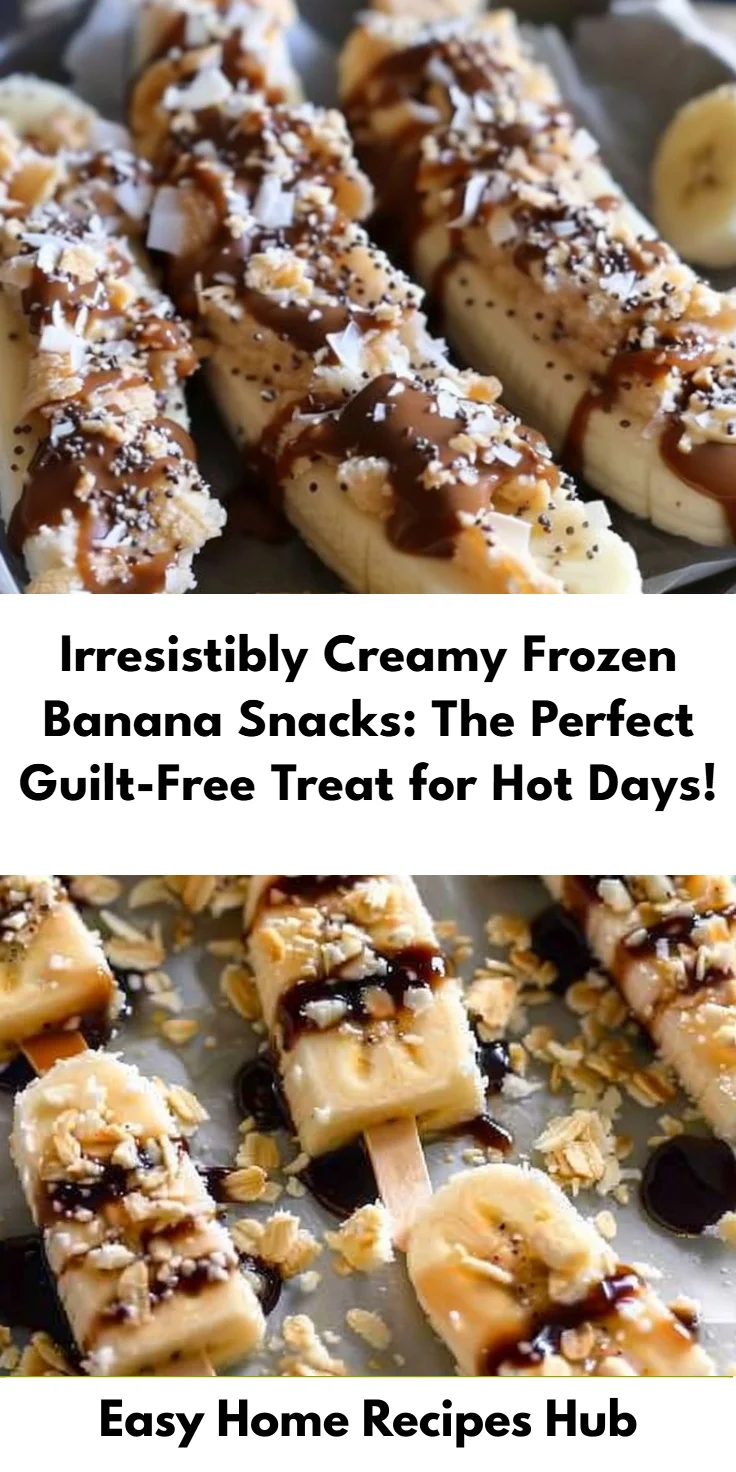 Frozen Banana Snacks: Quick, Easy Treats