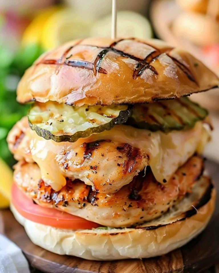 Hawaiian grilled chicken sandwich with fresh ingredients and savory flavors