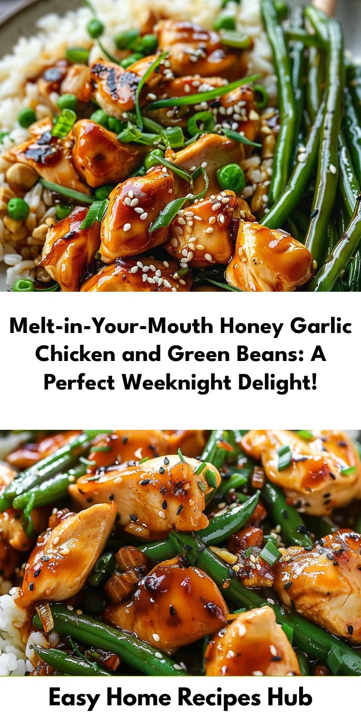 Honey Garlic Chicken and Green Beans