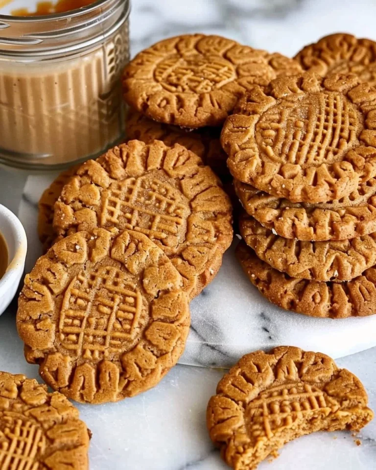 Delicious homemade ingredient Biscoff cookies on a plate