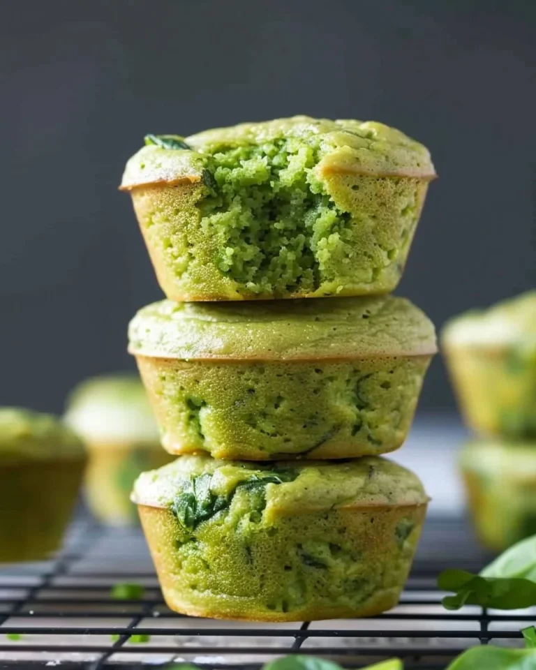 Healthy banana spinach muffins baked with nutritious ingredients