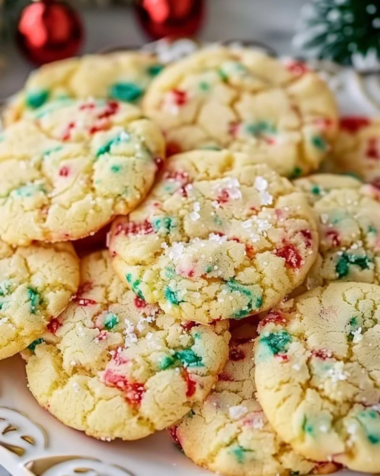 Deliciously festive Gooey Butter Cookies for the holiday season