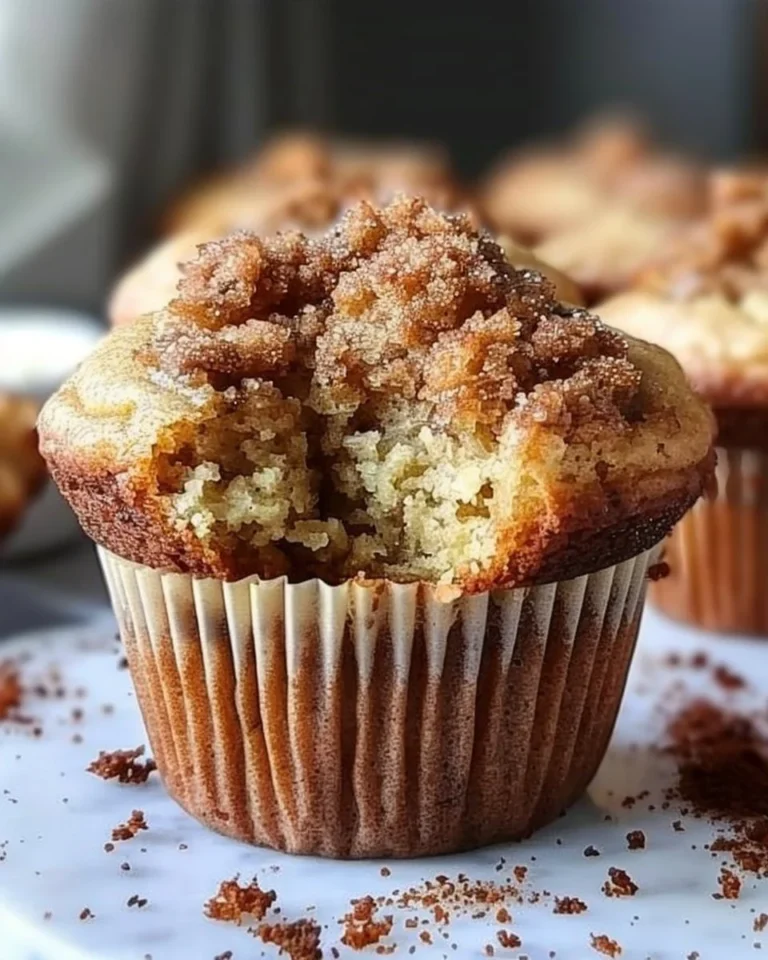 Banana bread muffins with coffee cake flavor on a plate