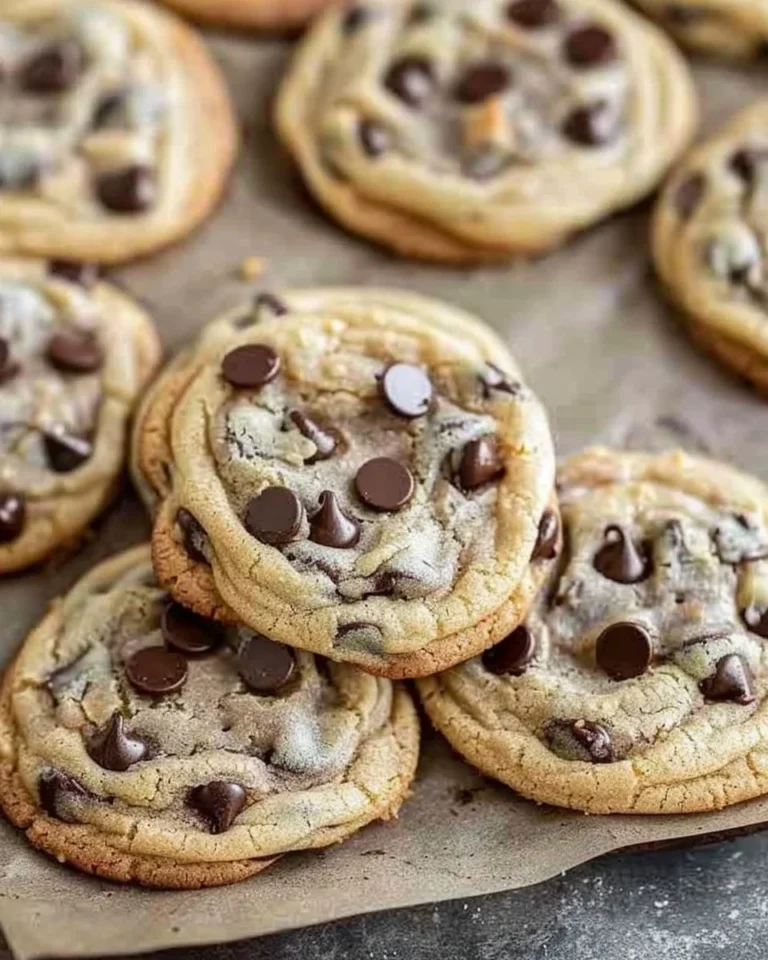 Delicious homemade chocolate chip cookies fresh out of the oven